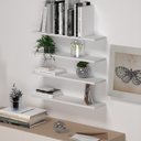 Ver imagem 4 de Kit Prateleiras em Mdf 8 Unidades Tamanho 60x15 Suporte Invisivel Branco