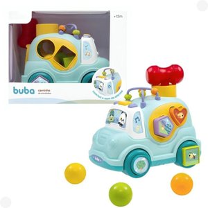 Brinquedo Interativo Carrinho de Atividades Luz e Som - Buba
