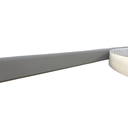 Ver imagem 1 de Roda Meio Painel Ripado Eva Adesivo Saturno 2,5cmx5mm 20 Mts - Cinza