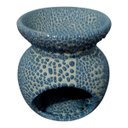 Ver imagem 1 de Difusor Aromatizador Recho Craquelado Azul Aromaterapia 8 Cm
