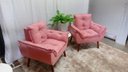 Ver imagem 4 de Kit 02 Poltrona Decorativa Opala Suede Rosê- Pandora Decor