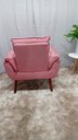 Ver imagem 3 de Kit 02 Poltrona Decorativa Opala Suede Rosê- Pandora Decor