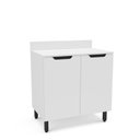 Ver imagem 2 de Balcão de Cozinha 2 Portas Meena 92,5cm x 80cm x 52cm Branco