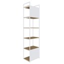 Ver mais imagens de Estante 06 Prateleiras c/Fundo Yon 45cm Est.Branca