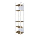 Ver imagem 7 de Estante 06 Prateleiras c/Fundo Yon 45cm Est.Branca