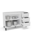 Ver imagem 4 de Balcão de Cozinha 2 Portas 3 Gavetas Branco