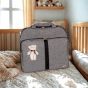 Ver imagem 1 de Mala Maternidade de Bebê Faixa Luxo - Amor:preto