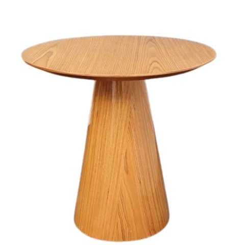 Mesa Lateral Cone Freijó 51 Cm Linn Design Decor