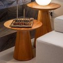 Ver imagem 4 de Mesa Lateral Cone Freijó 51 Cm Linn Design Decor