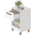 Ver imagem 3 de Mesa de Cabeceira Prada 1 Gaveta 62,2x38,5x37,5 Cm