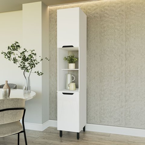 Paneleiro 2 Portas 2 Nichos 224,5cm x 52cm x 40cm