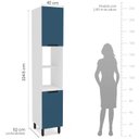 Ver imagem 4 de Paneleiro 2 Portas 2 Nichos 224,5cm x 52cm x 40cm