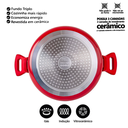 Ver imagem 3 de Jogo de Panelas 10 Pçs Indução Red Revestimento Cerâmico