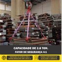 Ver imagem 5 de Cinta Elevação de Carga 2 Pernas Leg 2.8 Ton X 1,5 Mts de Comprimento 60mm Largura Fator Seg: 4:1 no