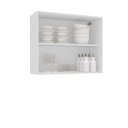 Ver imagem 3 de Armário Aéreo 2 Portas 66 x 80 x 30,5 cm Azul/Branco
