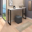 Ver imagem 2 de Aparador para Sala de Estar Office Industrial 120 Branco - PR Móveis