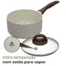 Conjunto de Panelas Antiaderente Ceramic Life Smart Plus Vanilla 5 Peças - Brinox - 4