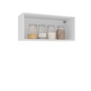 Ver imagem 3 de Armário Aéreo 1 Porta Basculante 36 x 80 cm Bege/Branco/Creme