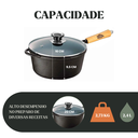 Ver imagem 4 de Caçarola 20x16cm 2,4l Tampa Vidro Panela Mineira