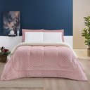 Ver imagem 4 de Edredom Coberdrom Mimoso King Dupla Sherpa Toque Lã Carneiro - Rosa Casa Show Enxovais