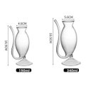 Ver mais imagens de 02 Copos de Vidro Canudo Vampiro Pipe para Drinks Coquetéis