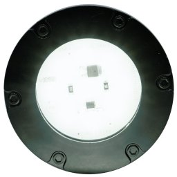 Mini Refletor LED Decorativo Econômico - Base Preta 6500K - Transparente - 220V - 1