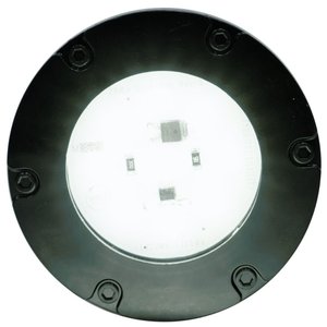 Mini Refletor LED Decorativo Econômico - Base Preta 6500K - Transparente - 220V