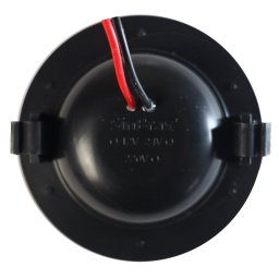 Mini Refletor LED Decorativo Econômico - Base Preta 6500K - Transparente - 220V - 3