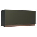 Ver imagem 1 de Armário Aéreo Madesa Reims 70 cm 1 Porta Preto Cor:Preto