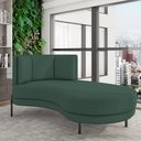 Ver imagem 7 de Sofá Chaise Longue Living Lucca Direito D02 Linho Verde Musgo C-117