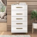 Ver imagem 1 de Cômoda Malta 5 Gavetas 99cmx54cmx40 Cm