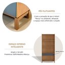 Ver imagem 6 de Cristaleira 180cm 2 Portas 1 Gaveta 100% Madeira Maciça Barcelona