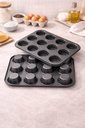 Ver imagem 4 de Forma para Cupcake e Pão de Queijo 12 Cavidades - Aço Carbono