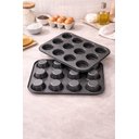 Ver imagem 2 de Forma para Cupcake e Pão de Queijo 12 Cavidades - Aço Carbono