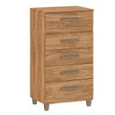 Ver imagem 2 de Cômoda Malta 5 Gavetas 99cmx54cmx40 Cm