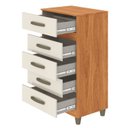 Ver imagem 2 de Cômoda Malta 5 Gavetas 99cmx54cmx40cm