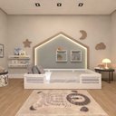 Ver imagem 3 de Cama Infantil Montessoriana Solteiro Lua