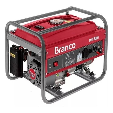 Gerador Portátil Branco B4t-3500 3500w Mono Tecnologia Avr