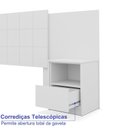 Ver imagem 7 de Cabeceira para Cama de Casal Extensível 100% MDF Glamour Branco