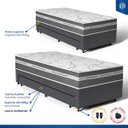 Ver imagem 6 de Cama Box com Colchão de Molas Ensacadas Luve + Auxiliar de Molas Unique Solteiro 88cm