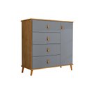 Ver imagem 2 de Cômoda/sapateira Infantil Jujuba 4 Gavetas