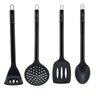 Jogo Espátula, Escumadeira, Colher e Amassador de Batatas Silicone Cabo Inox Henrique Fogaça - Yazi - 1