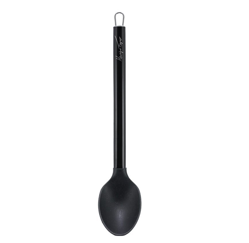 Jogo Espátula, Escumadeira, Colher e Amassador de Batatas Silicone Cabo Inox Henrique Fogaça - Yazi - 2