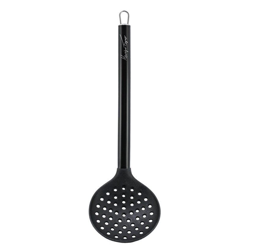 Jogo Espátula, Escumadeira, Colher e Amassador de Batatas Silicone Cabo Inox Henrique Fogaça - Yazi - 4