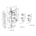 Ver imagem 3 de Fechadura Porta Externa Tess Broca 40mm Cromado Imab