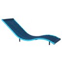 Ver imagem 1 de Espreguiçadeira Tricô Náutico e Alumínio Trama Original Preto