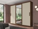 Ver imagem 2 de Roupeiro/Armário/Guarda Roupas/Organizador PAN Com 3 Portas de Correr 4 Gavetas Com Corrediças Teles