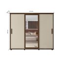 Ver imagem 4 de Roupeiro/Armário/Guarda Roupas/Organizador PAN Com 3 Portas de Correr 4 Gavetas Com Corrediças Teles