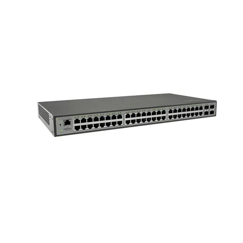 SWITCH 48 PORTAS GERENCIAVEL 48P GIGA 4PGBIC-SKD SG 5204 MR L2+ INTELBRAS - 3