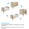 Berço Arredondado Evolutivo Americano 4 em 1 Luly 100% MDF Espresso Móveis - 5